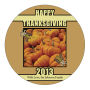 Corn Thanksgiving Circle Labels 2x2